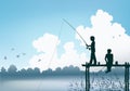 Fishing scene