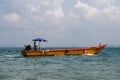 A fishing schooner in the waters of the Gulf of Thailand Royalty Free Stock Photo