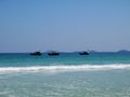 Fishing schooners in the sea