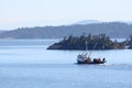 Fishing Seiner, Gulf Islands, British Columbia, Ca