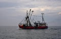 Fishing seiner in the North Sea.