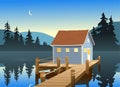 Fishing Shack Royalty Free Stock Photo