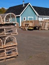 Fishing shacks with Lobster Traps and Copy Room