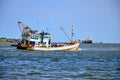 Fishing ship in Andaman sea Thailand Royalty Free Stock Photo