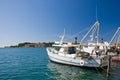 Fishing ship in the port of Porec