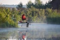 Fishing on the Siberian river Berd