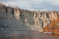 Fishing on the Siberian river Moierokan while rafting