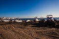 Fishing Ski-Boats Dawn Beach