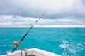 Fishing on the spinning. Cuba Royalty Free Stock Photo