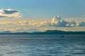 Fishing on Stuart Lake at Paaren`s Beach Provincial Park, British Columbia, Canada