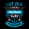 Fishing t shirts design,Vector graphic, typographic poster or t-shirt. Royalty Free Stock Photo