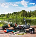 Fishing tackle Royalty Free Stock Photo