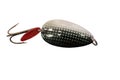 Fishing tackle - fishing spinning lures and wobblers Royalty Free Stock Photo