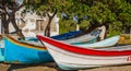 Typical Rustic Fishing Boats Royalty Free Stock Photo