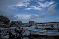 Fishing and tourism boats in Rio Lagartos