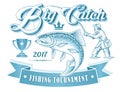 Fishing Tournament Vector Logo