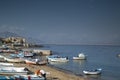 Fishing town of Aspra in sicily