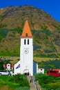 The fishing town Siglufjordur Royalty Free Stock Photo