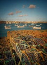 Fishing Traps in Cascais Royalty Free Stock Photo