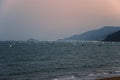 Fishing traps in the South China Sea.