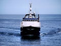 Fishing Trawler Moving Ahead. Royalty Free Stock Photo