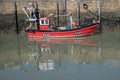 Fishing Trawler berthed in Whitstable Harbour Royalty Free Stock Photo