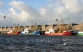 Fishing Trawlers in the Harbor