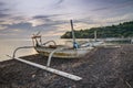 Fishing Trimaran in Bali, Indonesia Royalty Free Stock Photo