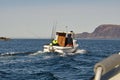 fishing trip in a small cutter on the atlantic in norway. On the fjord
