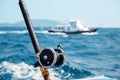 Fishing trolling in the Andaman Sea Royalty Free Stock Photo