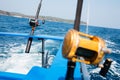 Fishing trolling a boat in the Andaman Sea Royalty Free Stock Photo