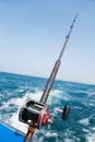 Fishing trolling a motor boat in the Andaman Sea Royalty Free Stock Photo