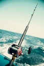 Fishing trolling a motor boat in the Andaman Sea, Thailand Royalty Free Stock Photo