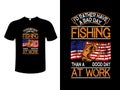 Fishing Typography T-Shirt Design Vector Illustration Template Royalty Free Stock Photo