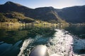 fishing vacation in selje norway. a paradise for anglers and nature lovers Royalty Free Stock Photo