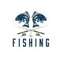 fishing vector design template