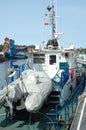 Fishing vessel deck Royalty Free Stock Photo