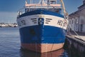 Fishing trawler in the port of Hel