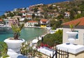 Fishing village of Assos in Greece Royalty Free Stock Photo