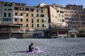 The fishing village of Camogli, Gulf of Paradise, Portofino National Park, Genova, Liguria, Italy Royalty Free Stock Photo