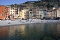 The fishing village of Camogli, Gulf of Paradise, Portofino National Park, Genova, Liguria, Italy Royalty Free Stock Photo