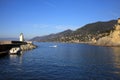 The fishing village of Camogli, Gulf of Paradise, Portofino National Park, Genova, Liguria, Italy Royalty Free Stock Photo