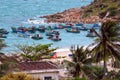 Fishing village in Central Vietnam. Royalty Free Stock Photo
