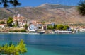 Fishing village of Galaxidi in Greece Royalty Free Stock Photo