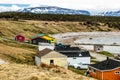 Fishing village at Green Point. Gros Morne National Park Newfoundland Canada Royalty Free Stock Photo