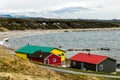 Fishing village at Green Point. Gros Morne National Park Newfoundland Canada Royalty Free Stock Photo