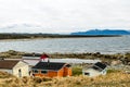 Fishing village at Green Point. Gros Morne National Park Newfoundland Canada Royalty Free Stock Photo