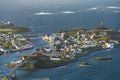 Fishing village HenningsvÃÂ¦r at Lofoten Islands