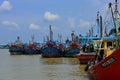 Fishing Village at Hutan Melintang, Perak, Malaysia.