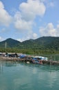 Fishing village at Koh Chang Thailand